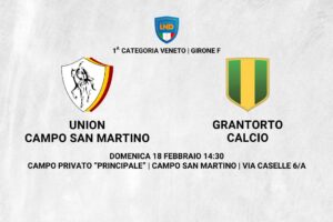 Prima Squadra: Vittoria 1 a 0 contro il Grantorto