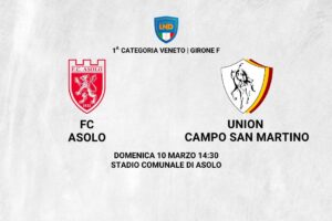 Prima Squadra: In trasferta contro l’Asolo FC