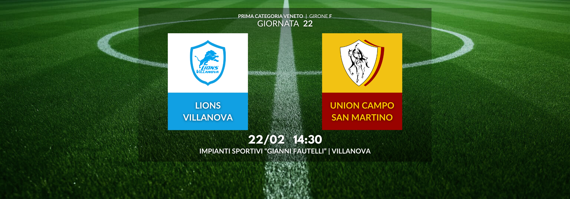 Al momento stai visualizzando Prima Squadra: Prosegue la striscia positiva, 1 a 1 contro i Lions Villanova
