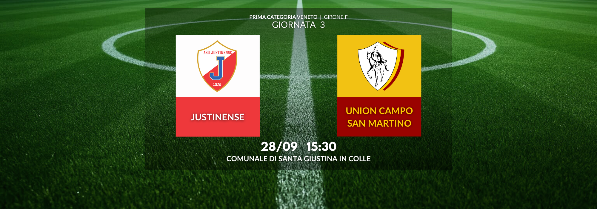 Al momento stai visualizzando Prima Squadra: Vittoria in trasferta, finale 1 – 3 con la Justinense