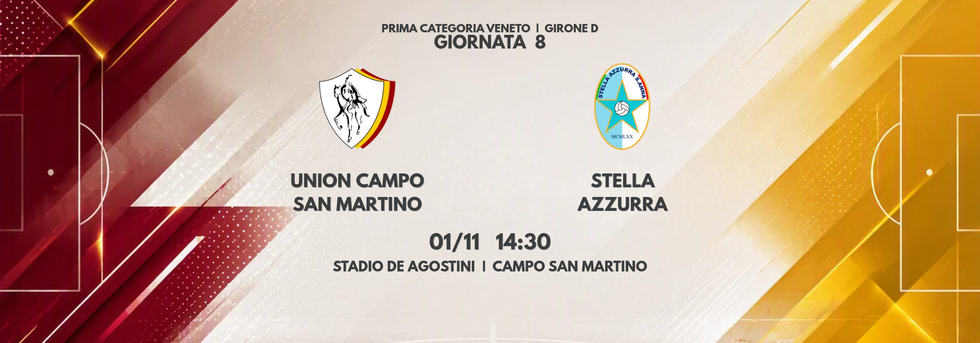 Al momento stai visualizzando Prima Squadra: In casa contro la Stella Azzurra S. Anna
